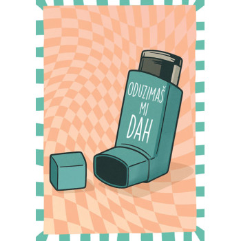 Čestitka ODUZIMAŠ MI DAH 