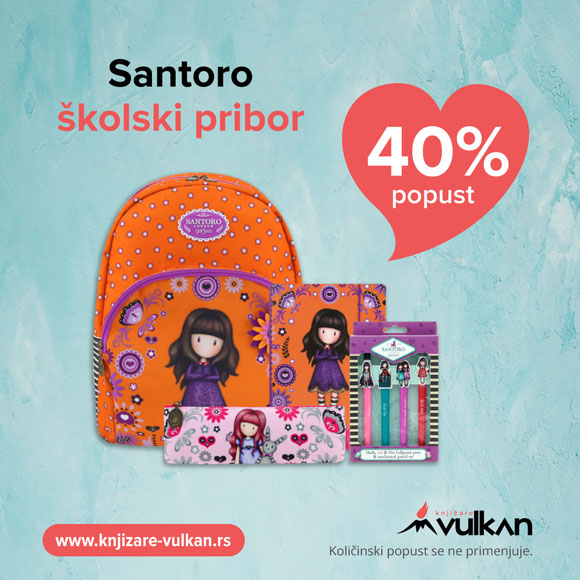 Santoro školski pribor popust 40 Knjižare Vulkan