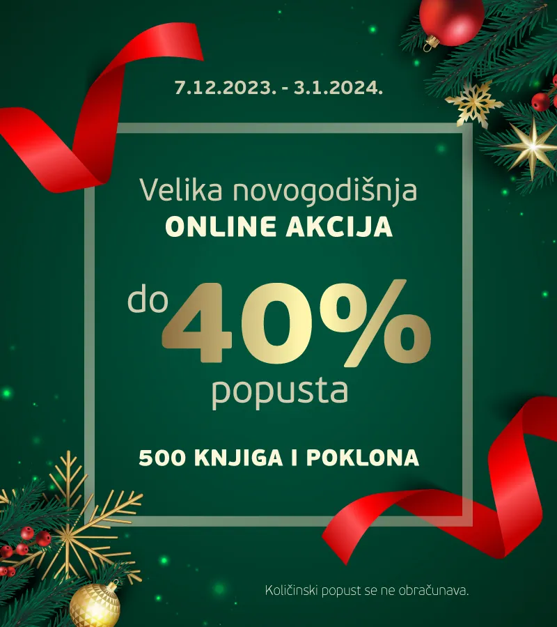 500 knjiga i poklona do 40% ONLINE popusta