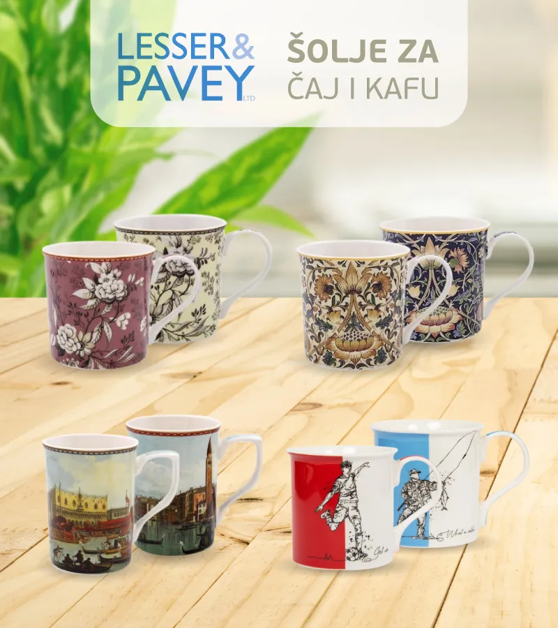 Lesser šolje za kafu i čaj