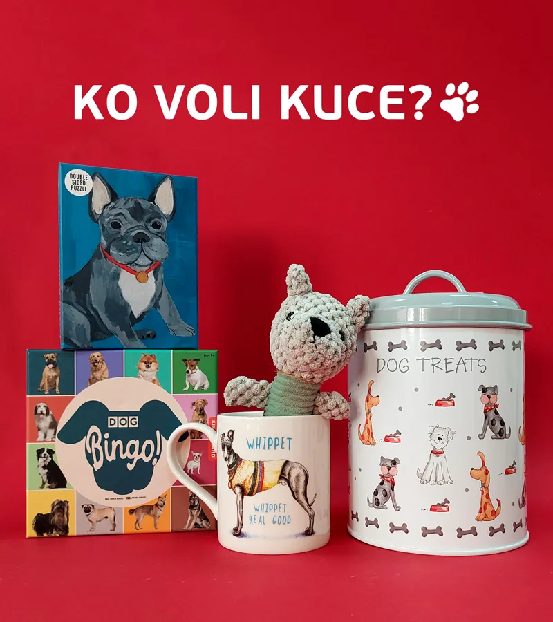 Gift sa motivima kuca