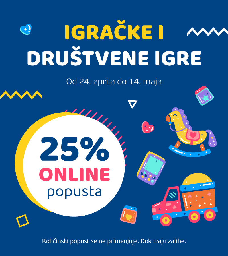 Do 30% ONLINE popusta na igračke i društvene igre 