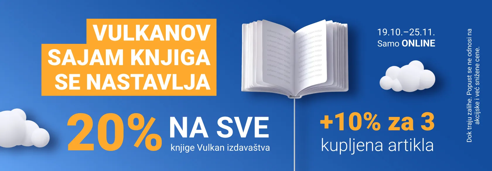 20% ONLINE popusta na sve knjige Vulkan izdavaštva
