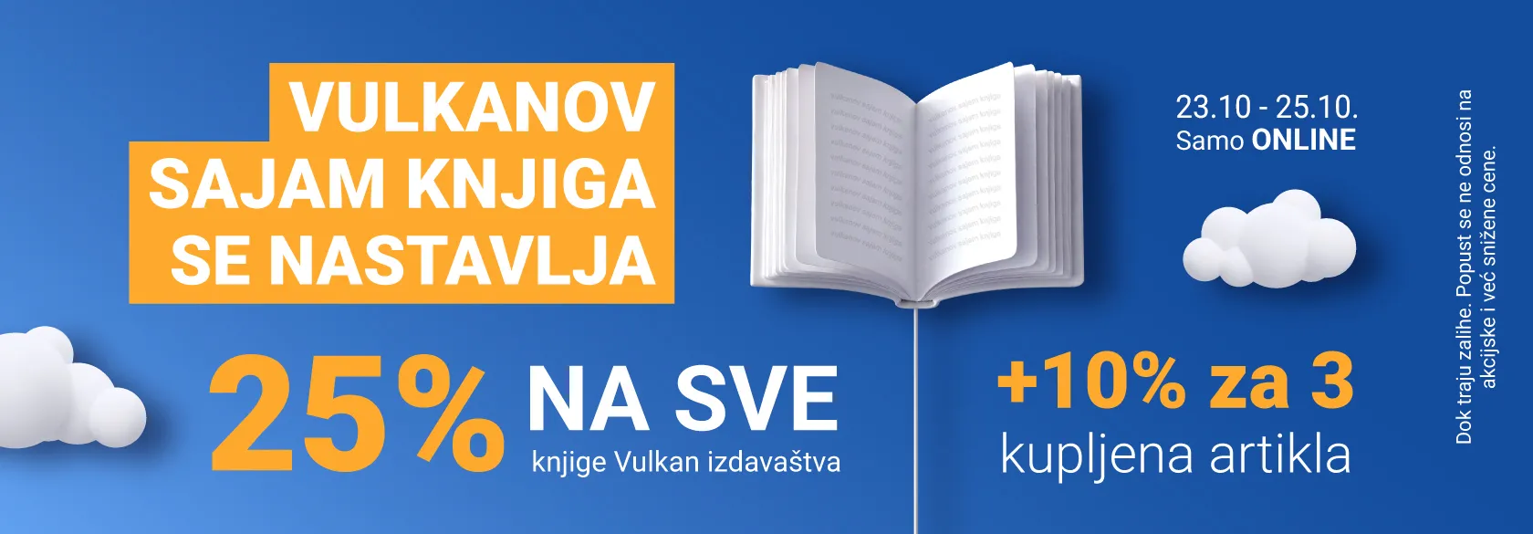 25+10% ONLINE popusta na sve knjige Vulkan izdavaštva