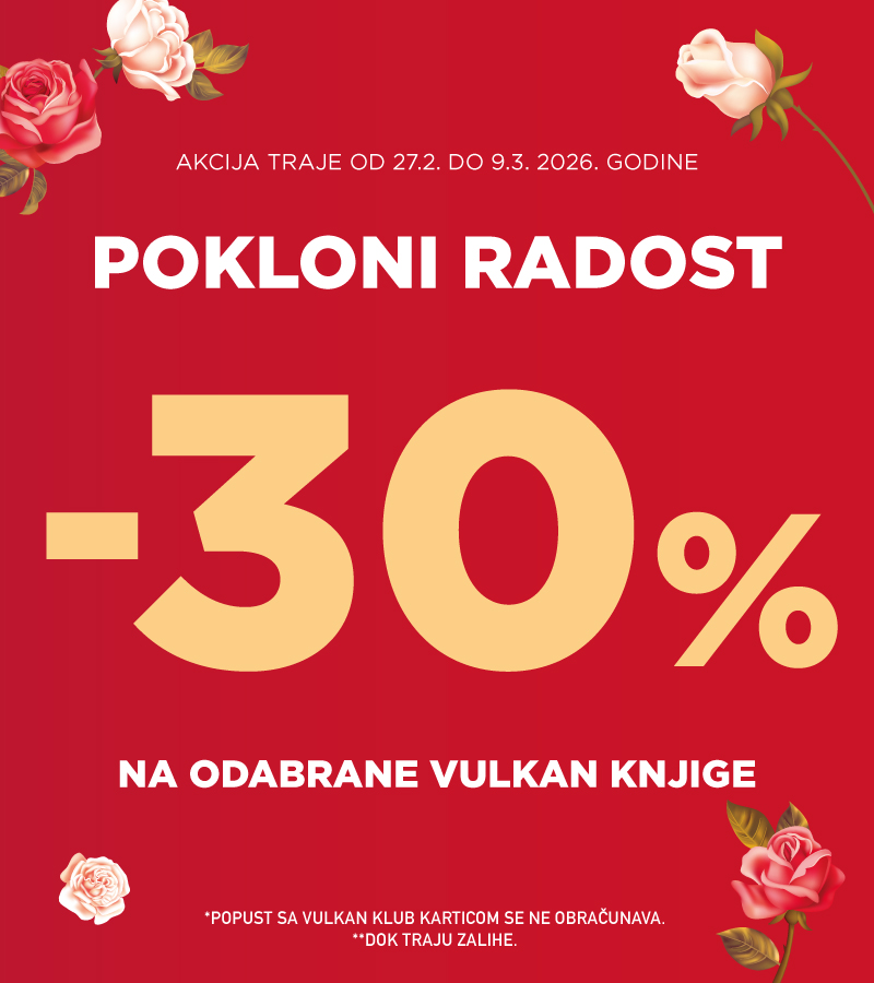 8. mart - 30% popusta na izabrane naslove