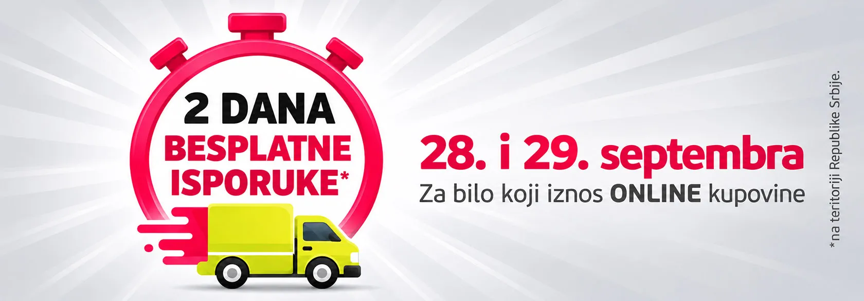 48h BESPLATNE ISPORUKE za bilo koji iznos kupovine