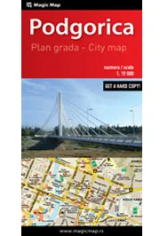 PLAN GRADA PODGORICA 