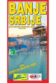 BANJE SRBIJE TURTIČKA KARTA 