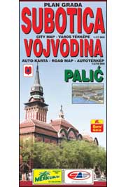 SUBOTICA KARTA VOJVODINE 