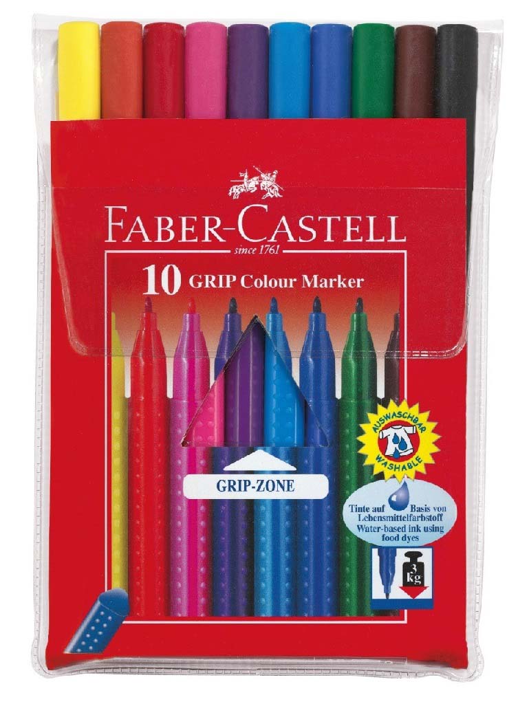 FABER CASTELL školski flomasteri 1/10 GRIP 