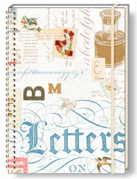 WIRE O BOUND NOTEBOOK LETTERS 