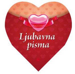 LJUBAVNA PISMA KNJIGA U OBLIKU SRCA 