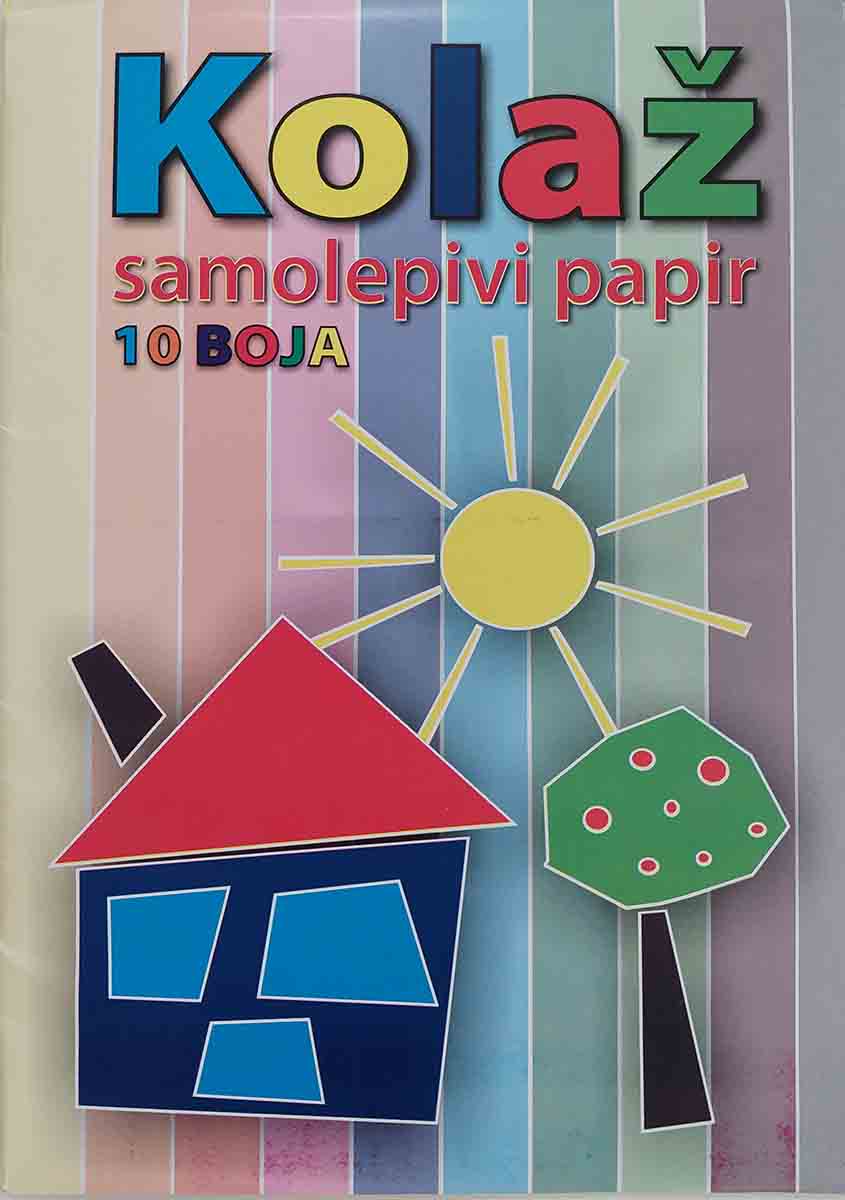 KOLAŽ PAPIR A4 samolepljivi 