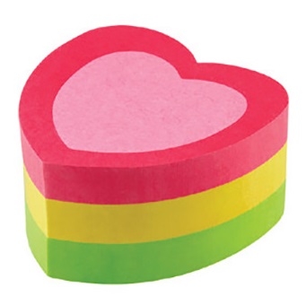 SAMOLEPLJIVI BLOKČIĆ SRCE MINI 