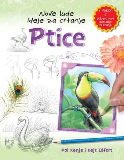 NOVE LUDE IDEJE ZA CRTANJE PTICE 