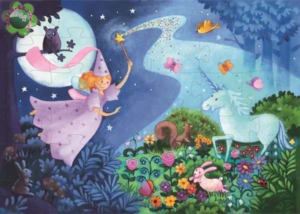 THE FAIRY AND THE UNICORN 36 PCS 