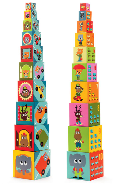 Kartonska igračka VOZILA KOCKE 