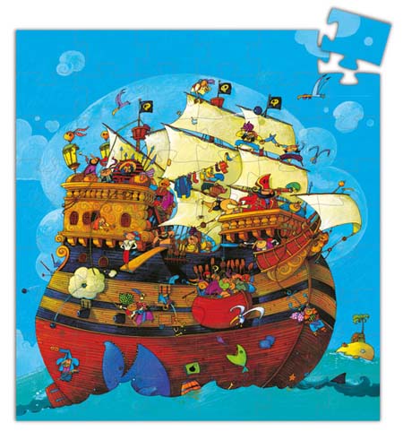 Puzzle za decu 54 kom BARBAROSSAS BOAT 
