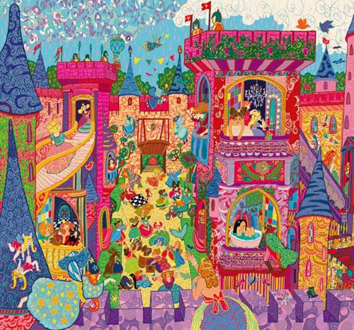 THE FAIRY CASTLE 54 PCS 