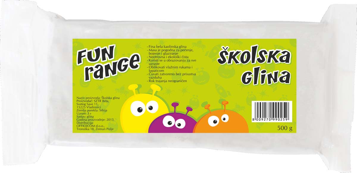 GLINA ŠKOLSKA FUN 500 GR 