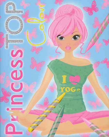 TOP PRINCESS COLOUR PLAVA 