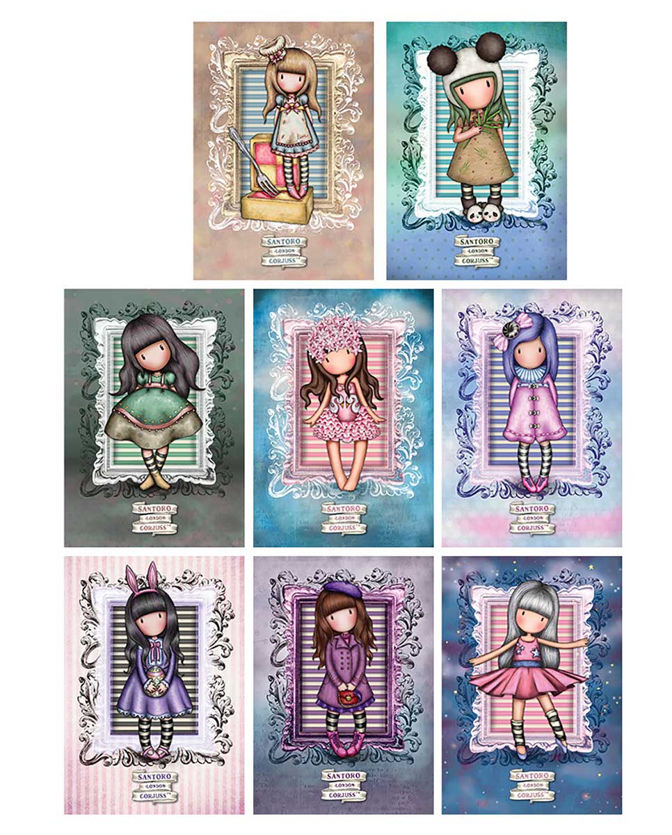 Sveska na kvadratiće A4 GORJUSS tvrd povez, 96L (više vrsta) 