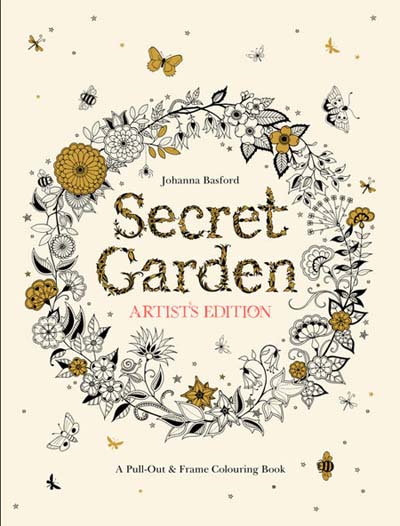 Secret Garden Artists Edition: A Pull-Out and Frame Colouring Book 