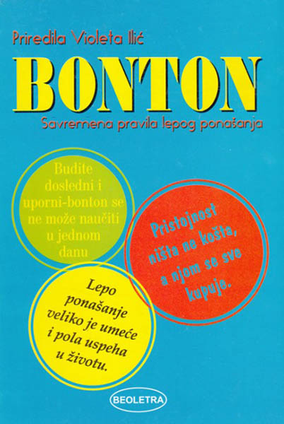 BONTON Savremena pravila lepog ponašanja 