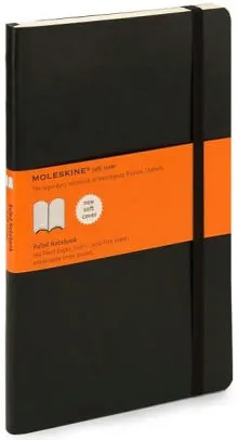 Planer A5 MOLESKINE Soft cover, crni 