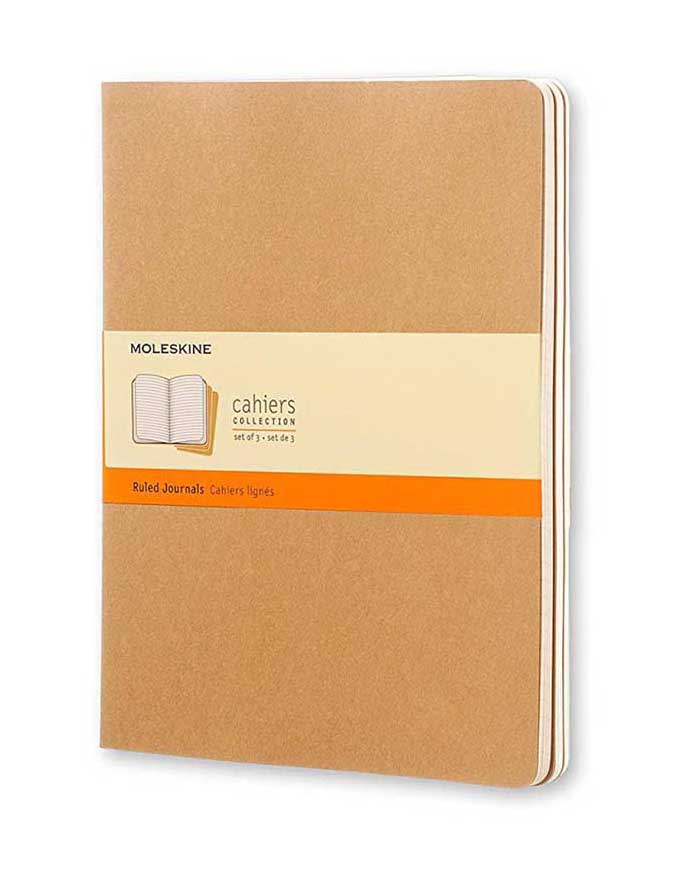 Planer MOLESKINE Set od 3, tamno braon 