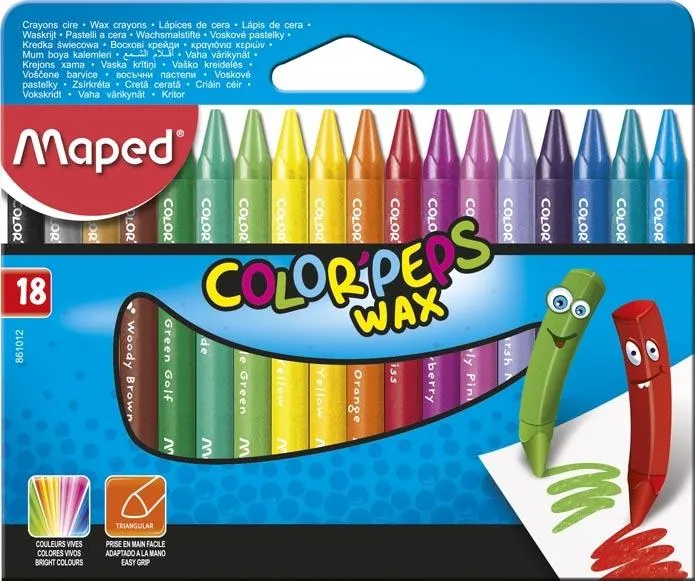 Voštane bojice MAPED 1/18 