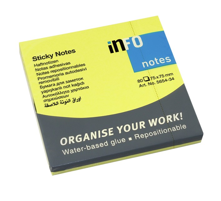 SAMOLEPLJIVI BLOKČIĆI -ŽUTI 