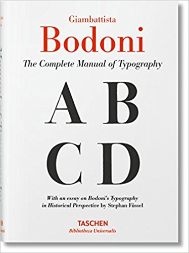 BODONI Manual of Typography 