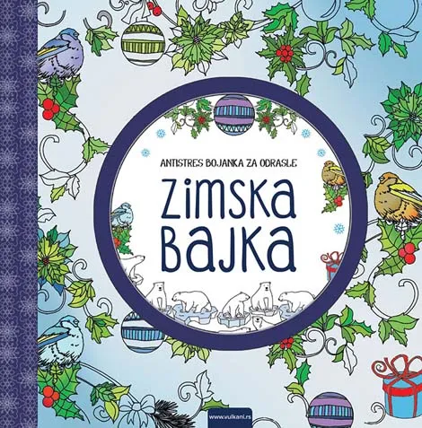 ZIMSKA BAJKA Antistres bojanka za odrasle 