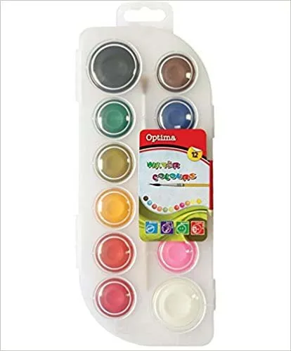 Vodene bojice OPTIMA 12x30 ML