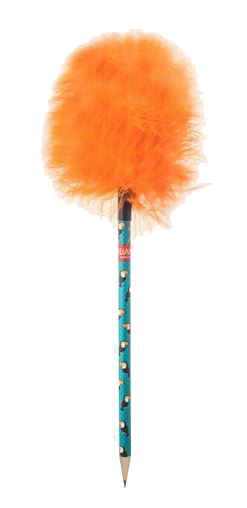 Olovka FLUFFY PENCILS - ORANGE 
