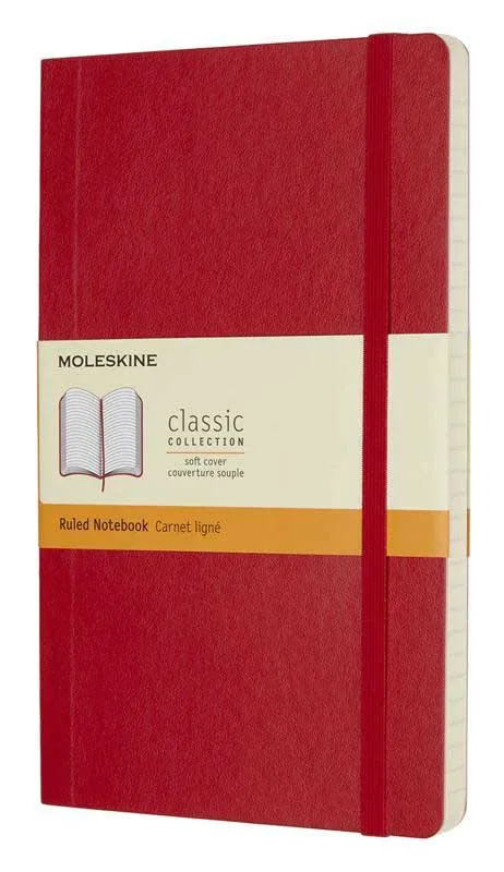 Planer A5 CLASSIC MOLESKINE Soft, crvena 