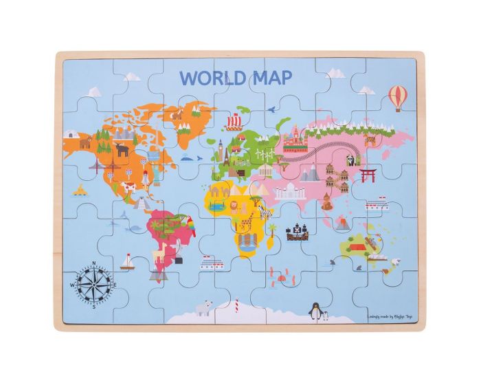 Puzzle WORLD MAP 