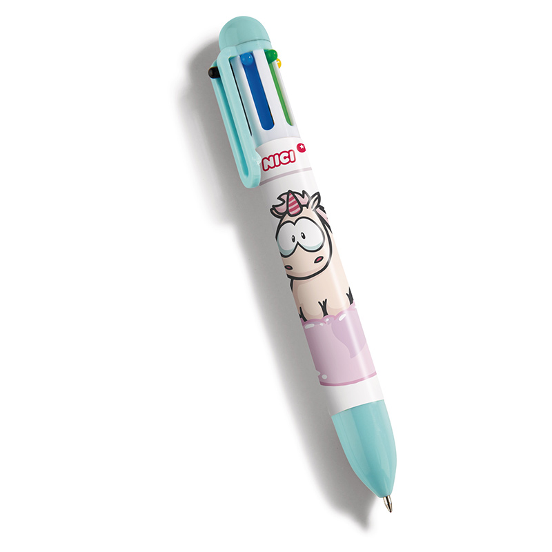 Hemijska olovka sa mastilom u više boja THEODOR unicorn 