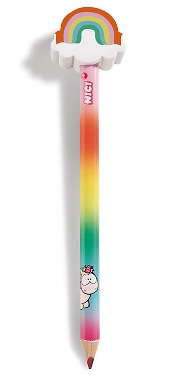 Drvena olovka sa jezgrom u duginim bojama THEODOR rainbow 
