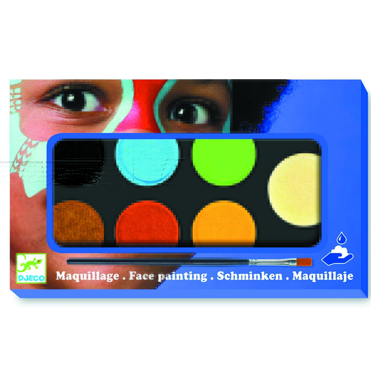 Kreativni Set MAQUILLAGE PALETTE 6 COLOURS NATURE 