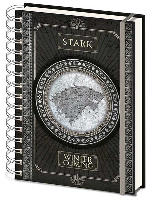 Notes sa spiralom A5 GAME OF THRONES Stark 