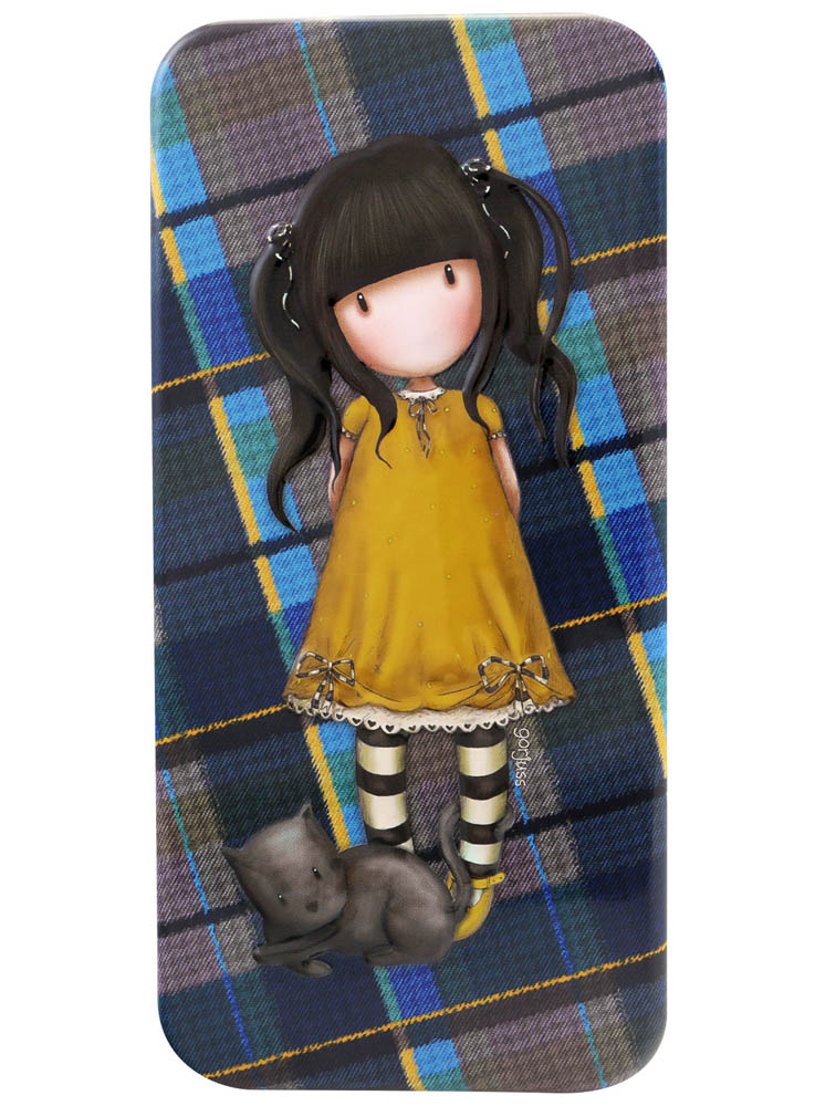 Futrola za olovke metalna GORJUSS TARTAN Ruby (Yellow) 