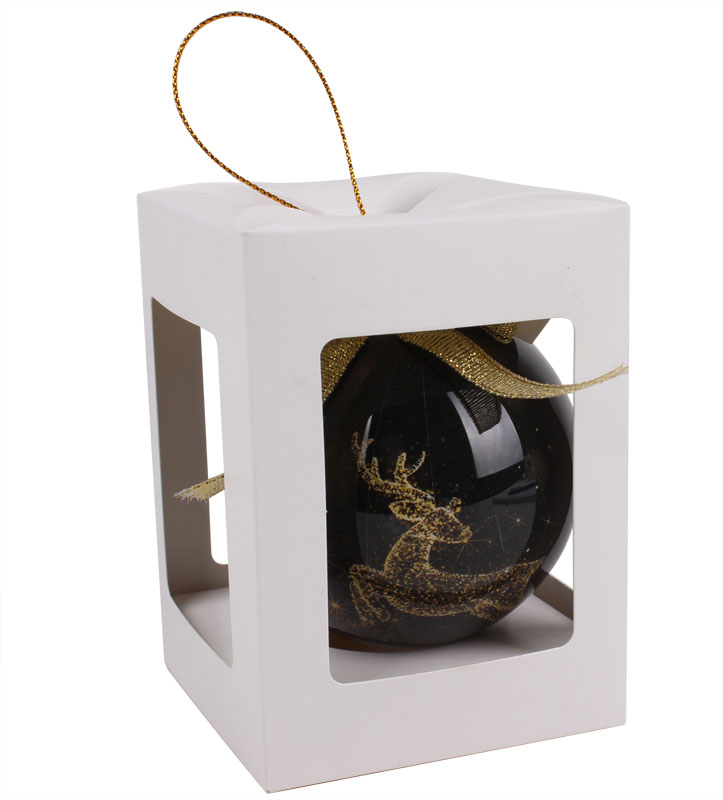 Novogodišnja kugla CRNA 