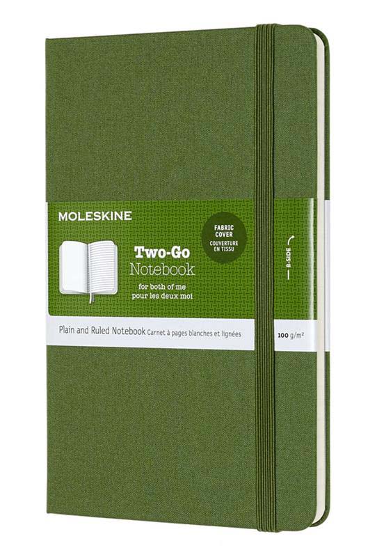 Notes TWO-GO MOLESKINE, zeleni 