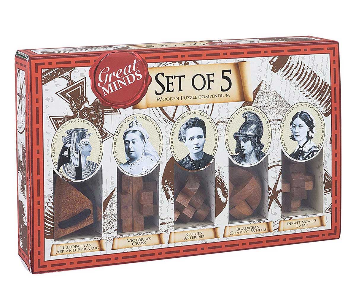 IQ puzle GREAT WOMEN'S set od 5 