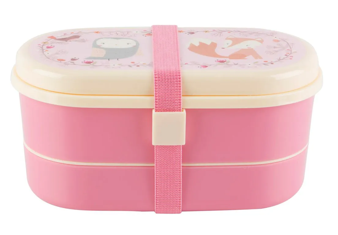WOODLAND FRIENDS FOX BENTO LUNCH BOX 
