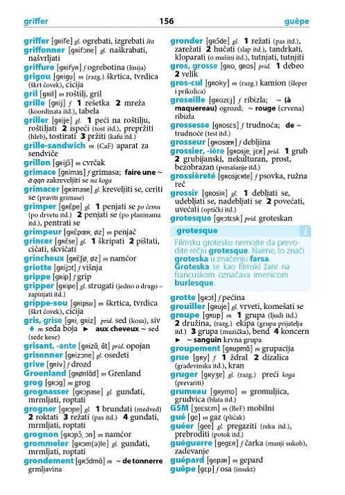 PAMETNI REČNIK francusko srpski srpsko francuski 