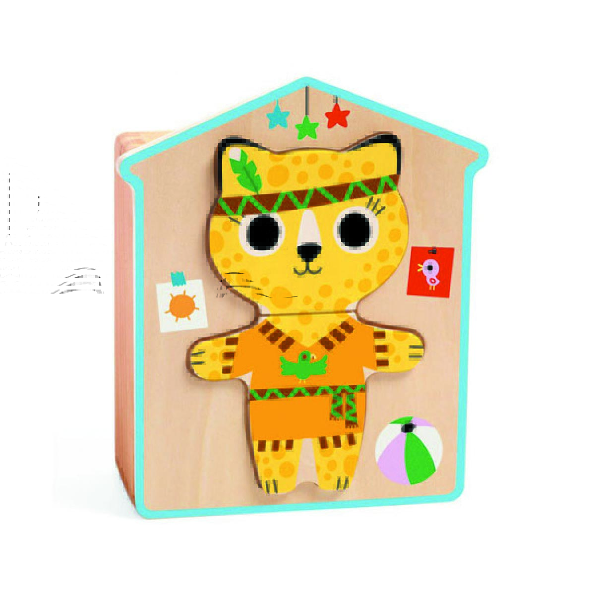 Drvena igračka slagalica OBUCI ŽIVOTINJE 