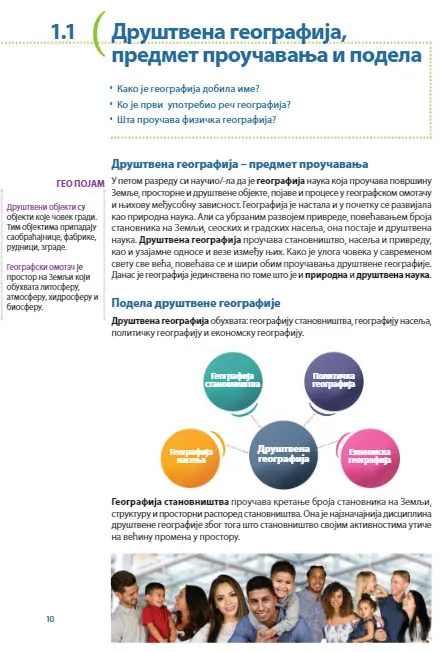 GEOGRAFIJA ZA 6. RAZRED - UDŽBENIK 